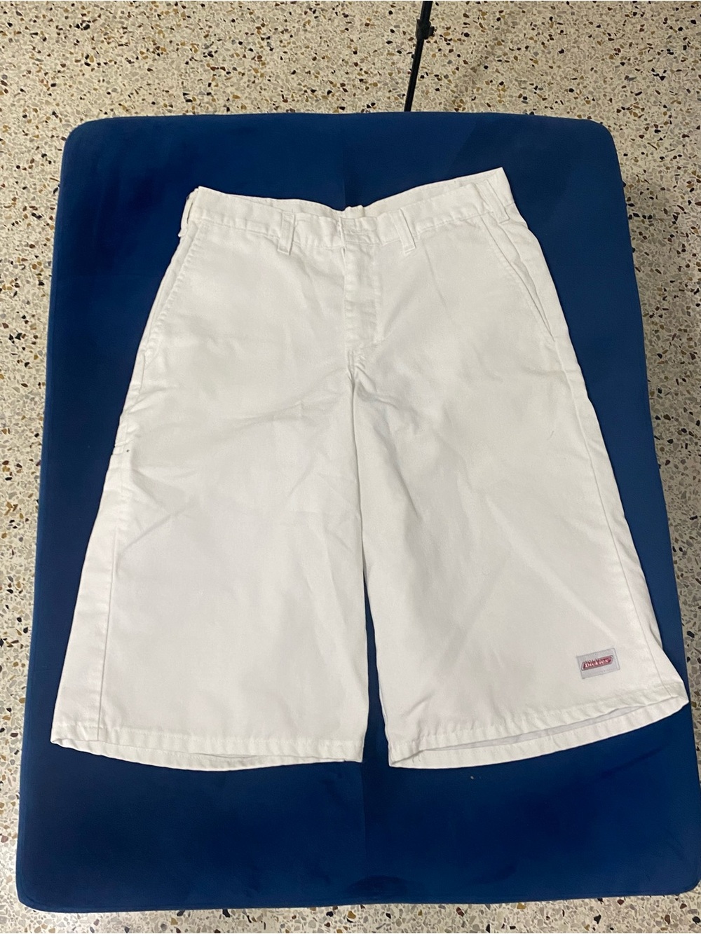 Dickies White Men’s Flat Front Walkshorts